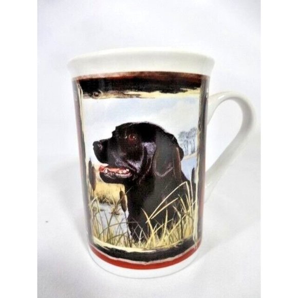 Black Labrador Retriever Hunting Dog Coffee Mug Cup 4-inches Ceramic NEW - Picture 2 of 3